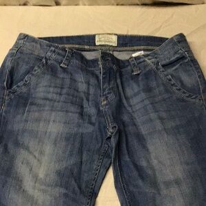 Aeropostale Women's Dark Blue Boyfriend Jeans